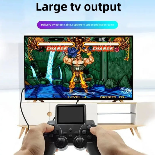 High-Definition Portable Handheld Game Console – 520 Classic FC Adventure & Educational Games for Kids