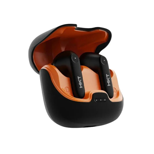 HKT Astro Nova N1 Wireless Bluetooth Earbuds – Black | 24-Hour Playtime, IPX4 Water Resistant, Touch Contro
