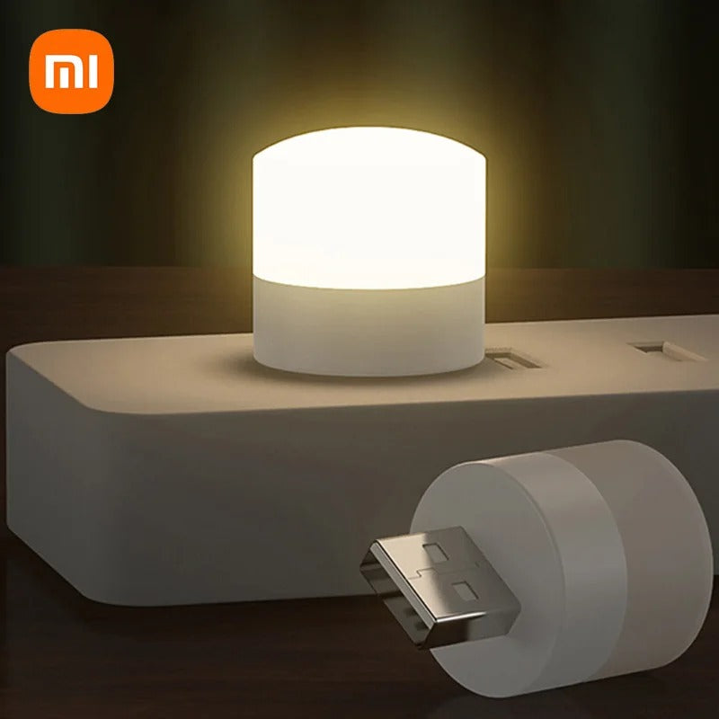 Xiaomi Portable USB LED Reading Lamp – 5V Mini Book Light, Foldable Camping & Night Table Lamp for Power Bank, Laptop & Notebook