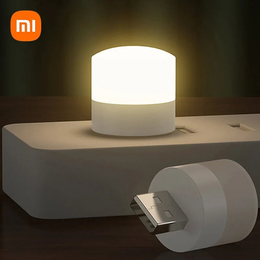 Xiaomi Portable USB LED Reading Lamp – 5V Mini Book Light, Foldable Camping & Night Table Lamp for Power Bank, Laptop & Notebook