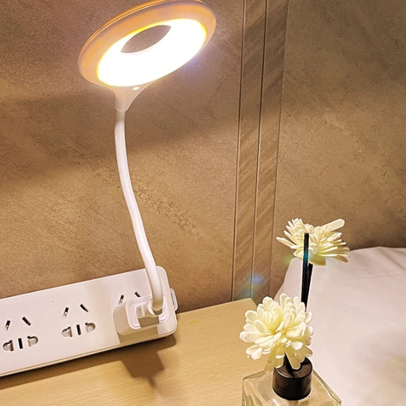 Intelligent Voice-Controlled USB LED Night Light – Portable Book Reading Lamp with Adjustable Brightness & Color
