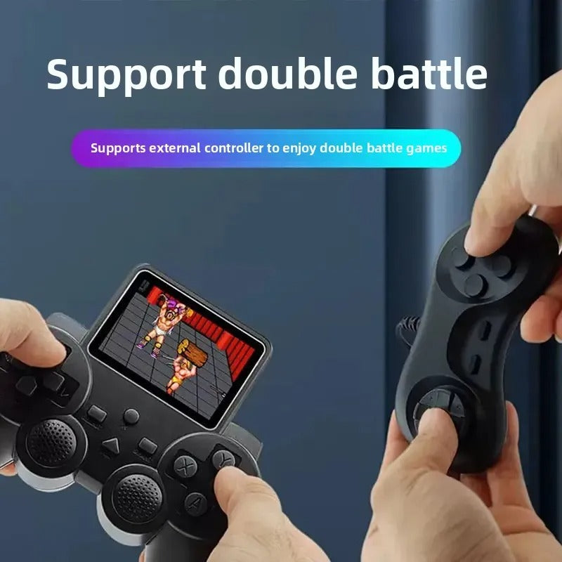 High-Definition Portable Handheld Game Console – 520 Classic FC Adventure & Educational Games for Kids