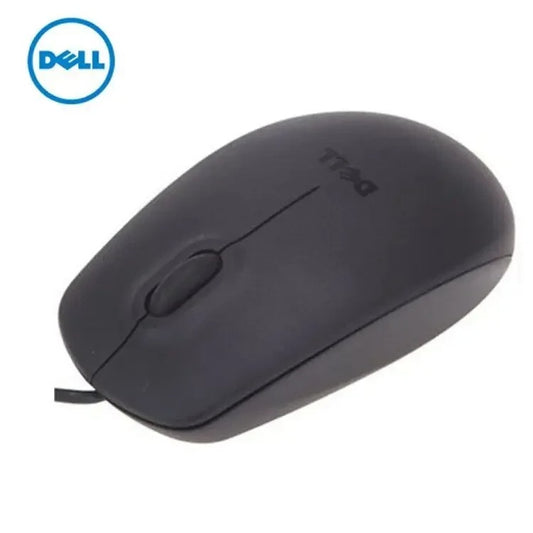 Dell MS111 USB Wired Mouse – 1000 DPI Optical Precision, Black (Genuine Original)