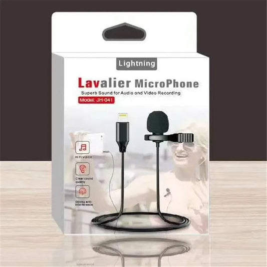 Mini Portable  lighting Female Socket Speaker – Compatible with Apple Live Broadcast & Mobile Phone Microphones