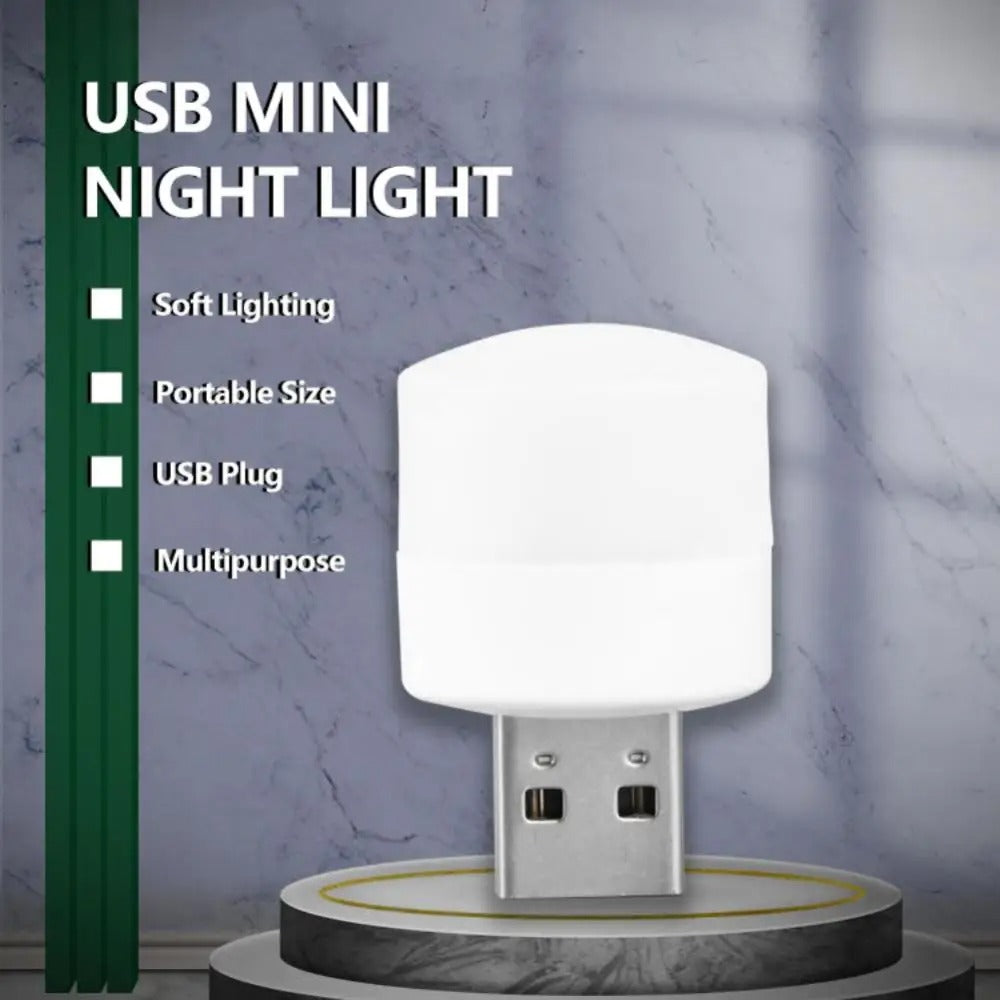 Xiaomi Portable USB LED Reading Lamp – 5V Mini Book Light, Foldable Camping & Night Table Lamp for Power Bank, Laptop & Notebook