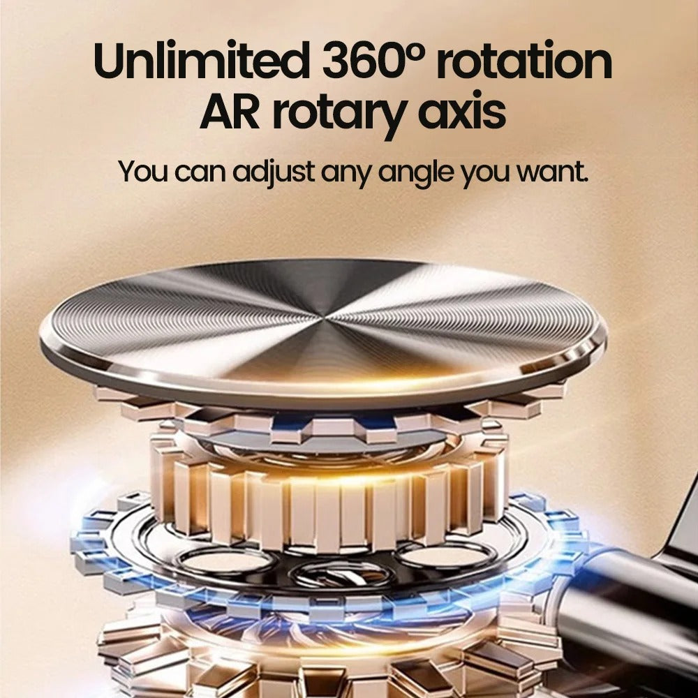 Foldable 360° Rotating Mobile Phone & Tablet Stand – Adjustable Aluminum Alloy Desktop Holder for iPad, iPhone 15/14/13 Pro, Samsung & More