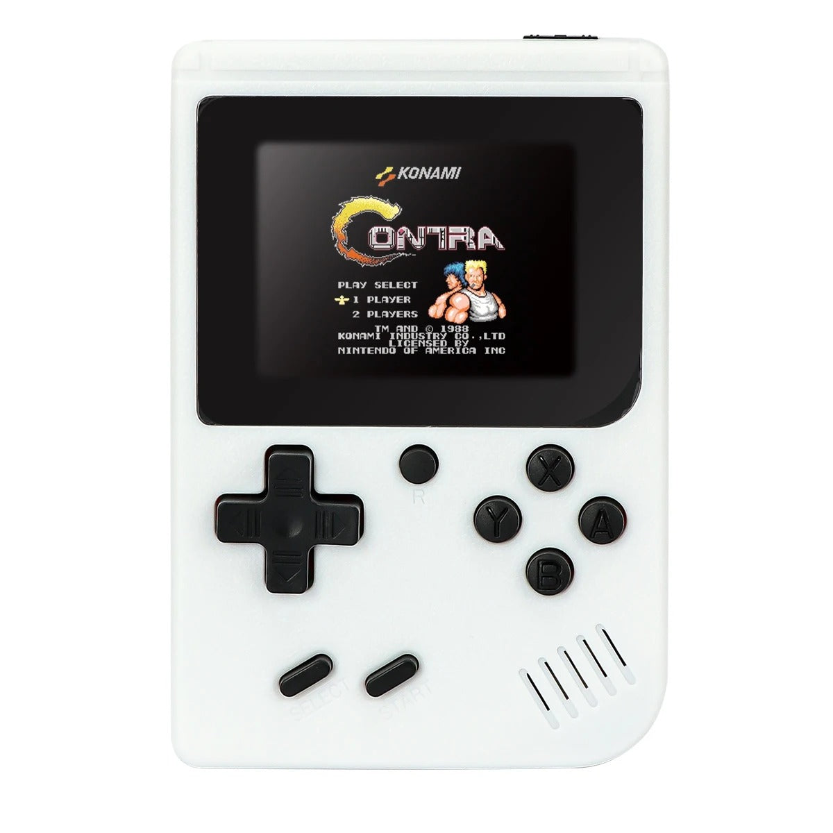 Red Retro Handheld Game Console – 400 Built-In Classic Games, TV Connectivity, Rechargeable & Portable