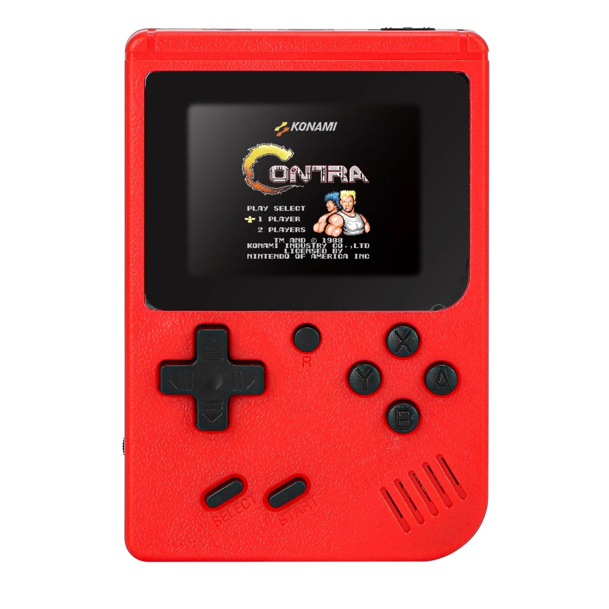 Red Retro Handheld Game Console – 400 Built-In Classic Games, TV Connectivity, Rechargeable & Portable