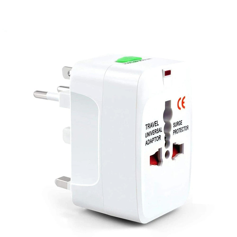 Protable AU US UK EU Converter All in One International Plug Adapter 2 USB Type C Ports World Travel AC Power Charger Adapter