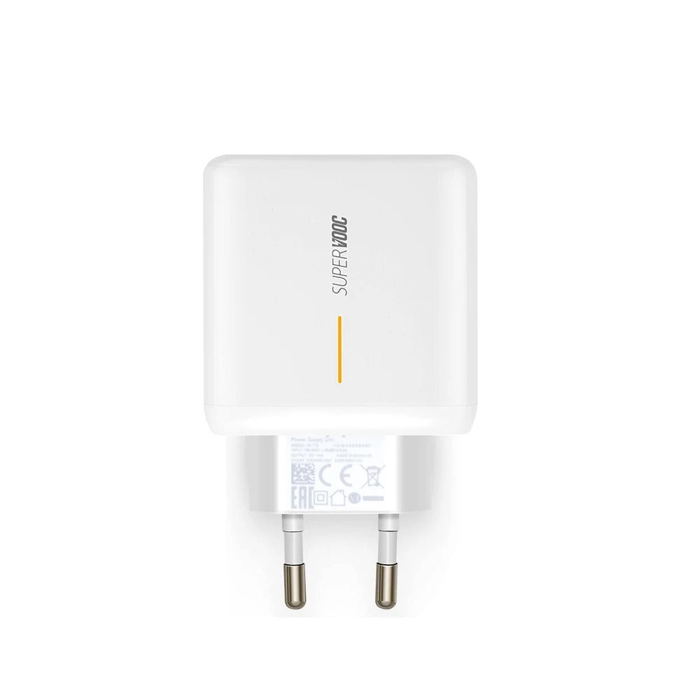 65W Supervooc 2.0 Fast Charger For OPPO Reno Ace Ace2 Reno4 Reno5 Reno6 Reno7 Reno5K SE Pro Pro+ 5G USB Type-C Cable