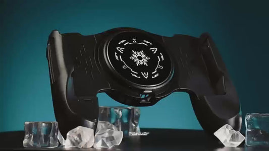 JK01S Semiconductor Mobile Phone Radiator Gamepad – 2-in-1 Cooling Game Controller with Telescopic Joystick & Fan for iOS and Android